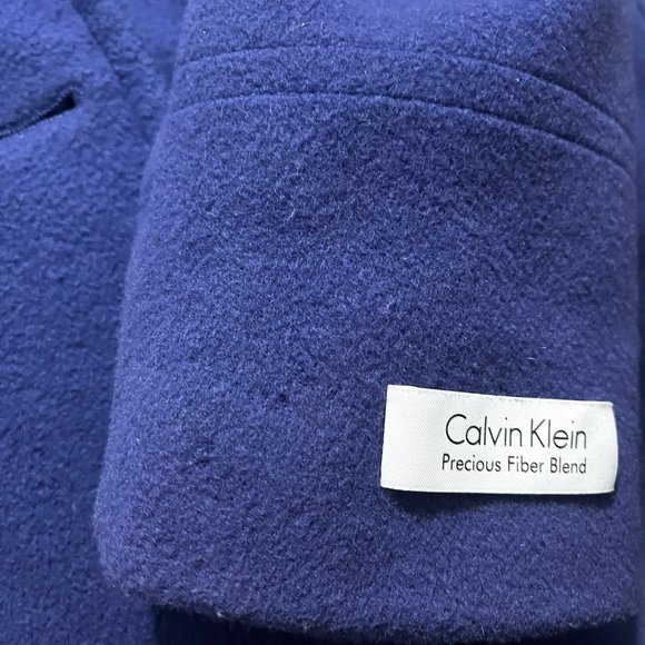 Calvin Klein Wool-Cashmere Double Breasted Pea Coat - Picture 17 of 17